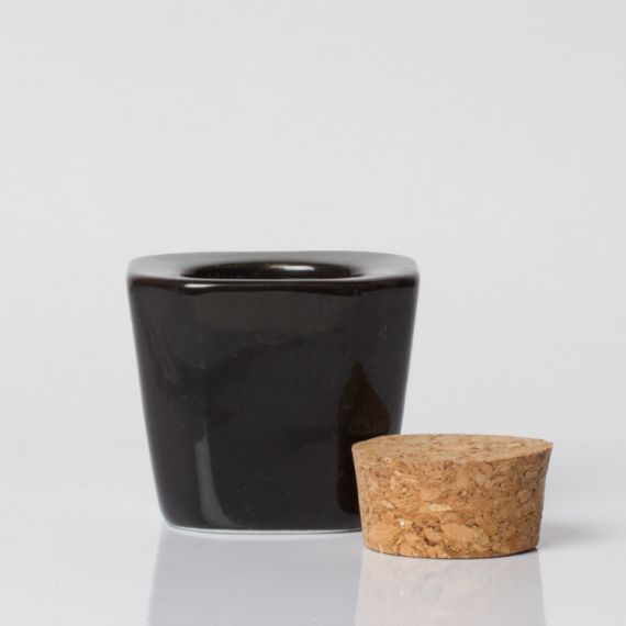 Ceramic Dappen Dish (Black)