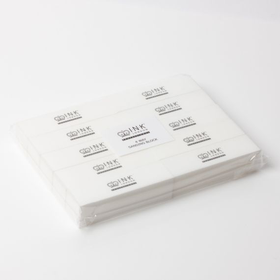 4 Way Sanding Blocks - 120 Grit -10 Pack
