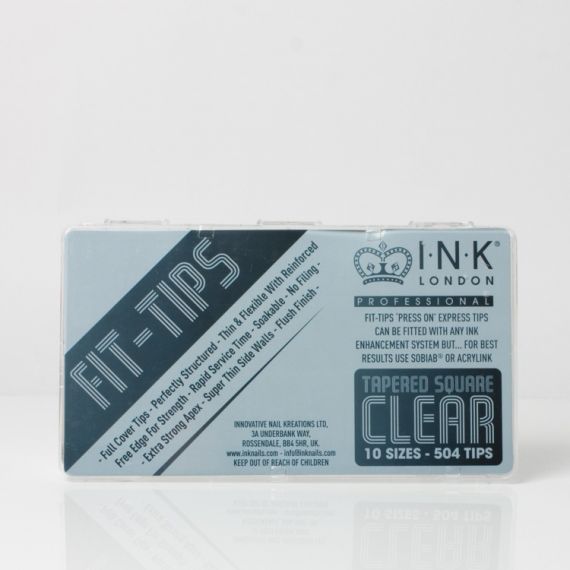 Fit-Tips - Tapered Square Clear (504 Tips)
