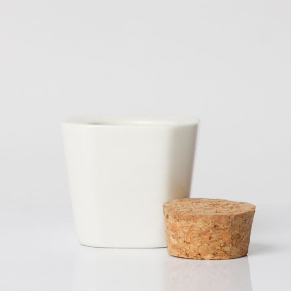 Ceramic Dappen Dish (White)