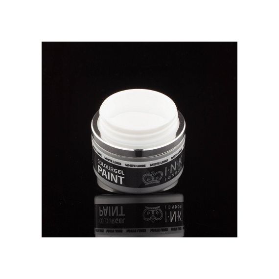Colour Gel Paint - White Lines (8ml)